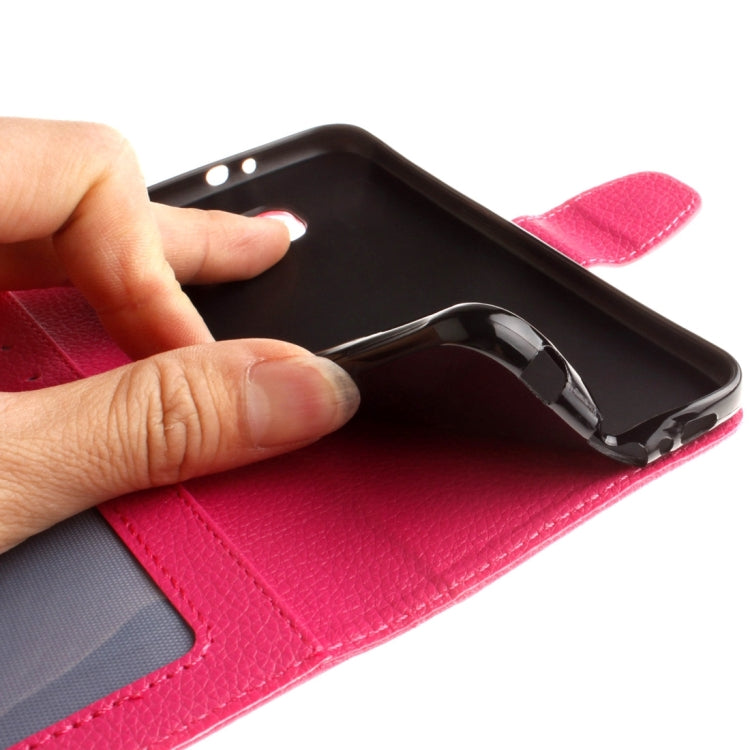 For Alcatel One Touch Pop C7 Litchi Texture Horizontal Flip Leather Case with Magnetic Buckle & Holder & Card Slots & Wallet & Photo Frame & Lanyard