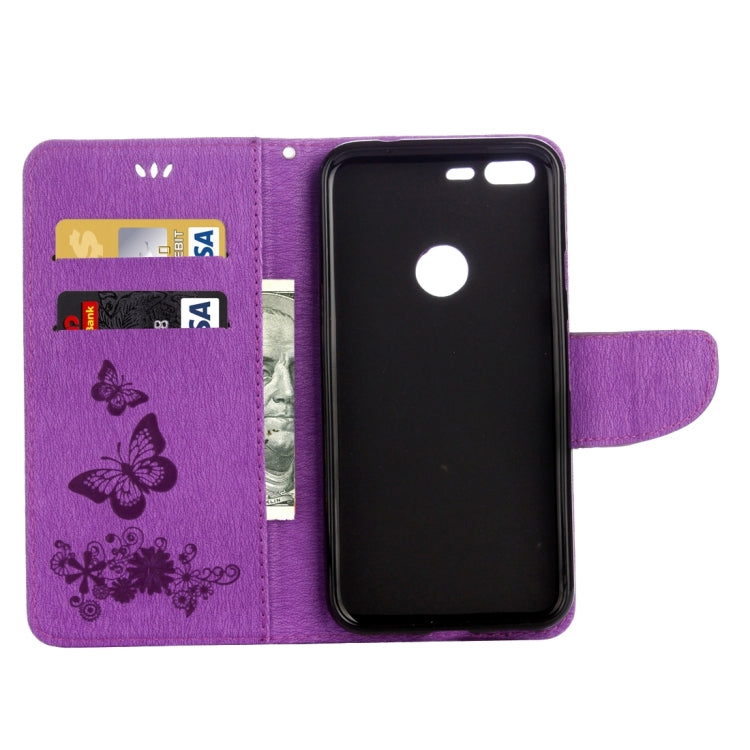 For Google Pixel Butterflies Embossing Horizontal Flip Leather Case with Holder & Card Slots & Wallet & Lanyard