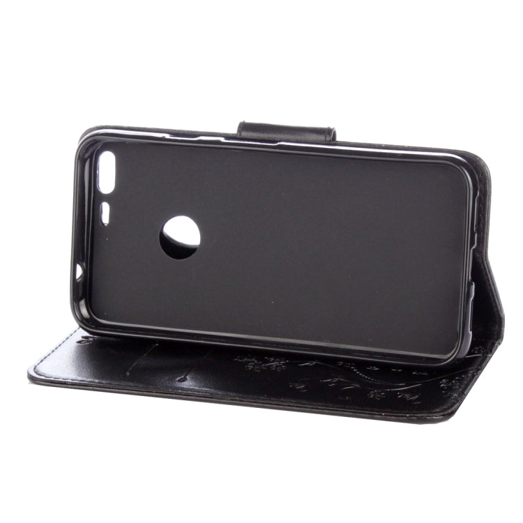 For Google Pixel Butterflies Love Flowers Embossing Horizontal Flip Leather Case with Holder & Card Slots & Wallet & Lanyard