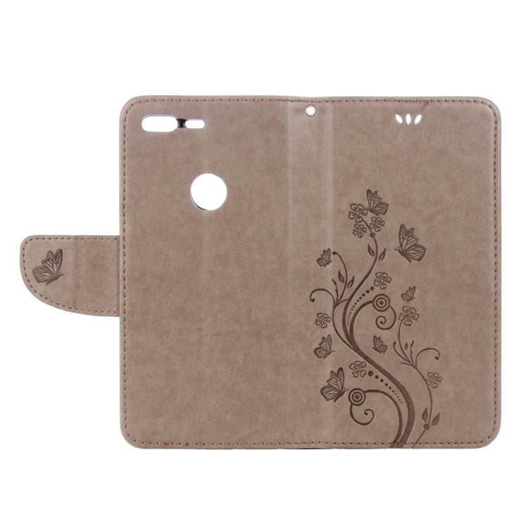 For Google Pixel Butterflies Love Flowers Embossing Horizontal Flip Leather Case with Holder & Card Slots & Wallet & Lanyard