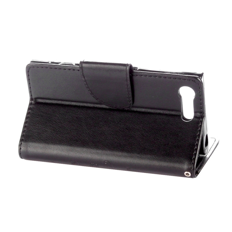 For Sony Xperia X Compact Butterflies Love Flowers Embossing Horizontal Flip Leather Case with Holder & Card Slots & Wallet & Lanyard