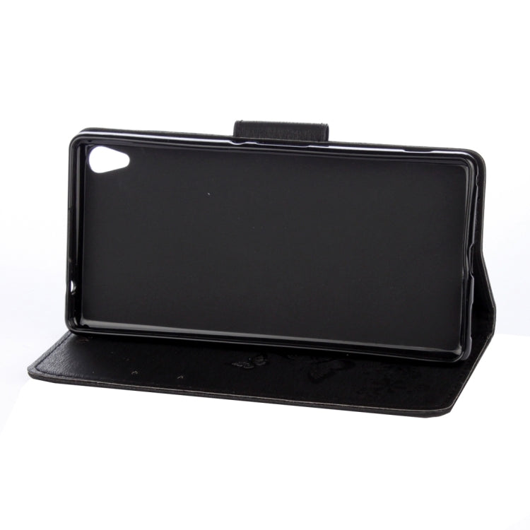 For Sony Xperia XA Ultra Butterflies Embossing Horizontal Flip Leather Case with Holder & Card Slots & Wallet & Lanyard