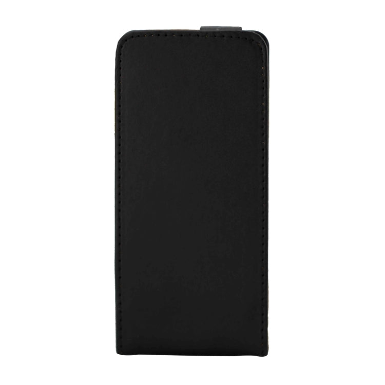 For Sony Xperia X Khaki Lining Vertical Flip Leather Case (Black)