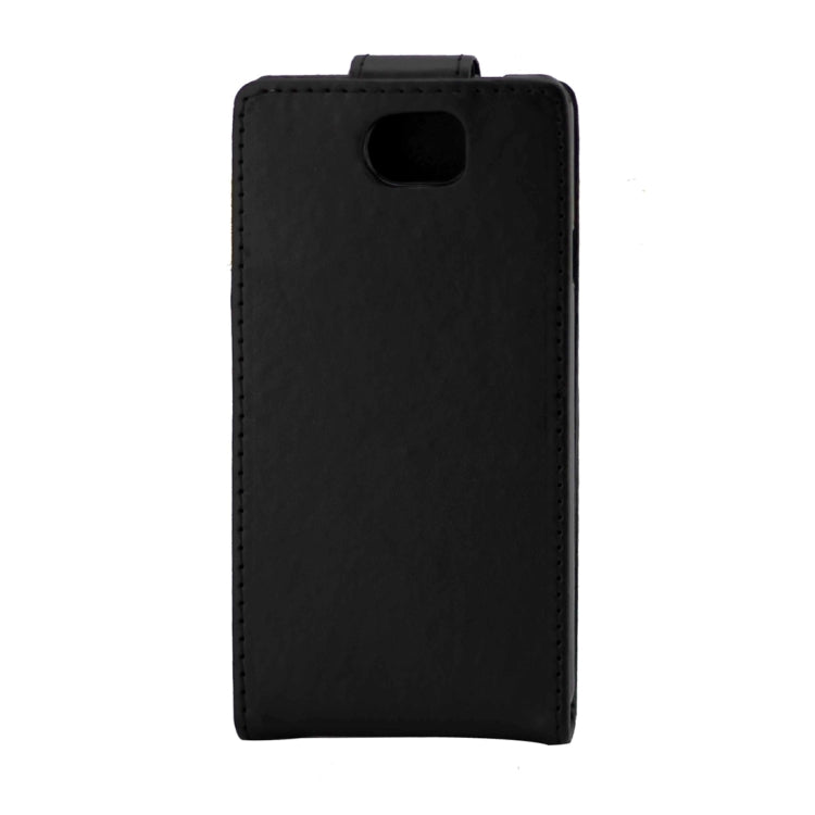 For Huawei Y5 II / Y5II Ordinary Texture Vertical Flip Leather Case(Black)