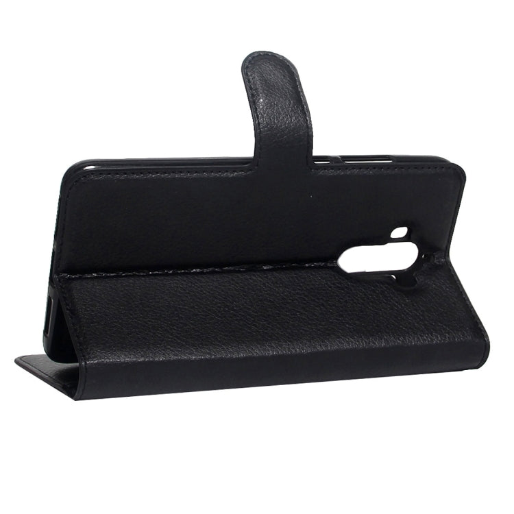 For Huawei Mate 9 Litchi Texture Horizontal Flip Leather Case with Magnetic Buckle & Holder & Card Slots & Wallet