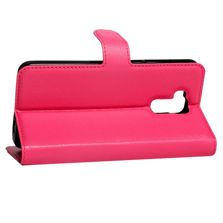 For DOOGEE Y6 (MPH2412) Litchi Texture Horizontal Flip Leather Case with Magnetic Buckle & Holder & Card Slots & Wallet