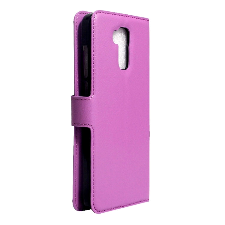 For DOOGEE Y6 (MPH2412) Litchi Texture Horizontal Flip Leather Case with Magnetic Buckle & Holder & Card Slots & Wallet