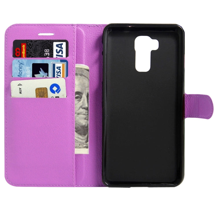 For DOOGEE Y6 (MPH2412) Litchi Texture Horizontal Flip Leather Case with Magnetic Buckle & Holder & Card Slots & Wallet