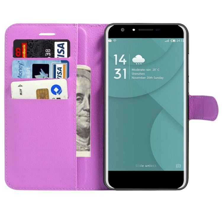 For DOOGEE Y6 (MPH2412) Litchi Texture Horizontal Flip Leather Case with Magnetic Buckle & Holder & Card Slots & Wallet