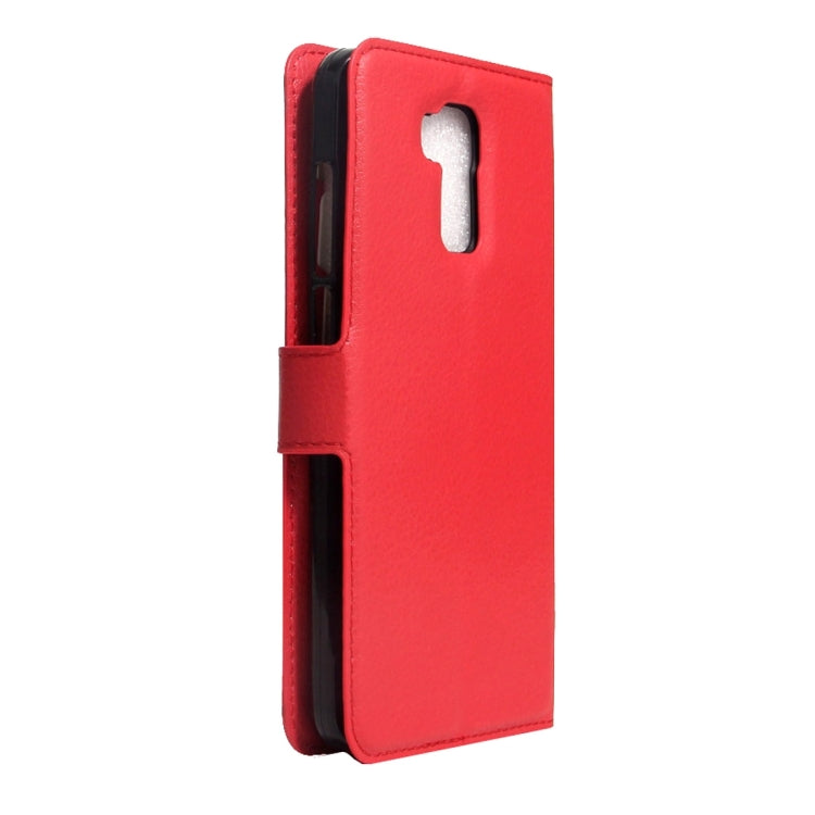 For DOOGEE Y6 (MPH2412) Litchi Texture Horizontal Flip Leather Case with Magnetic Buckle & Holder & Card Slots & Wallet