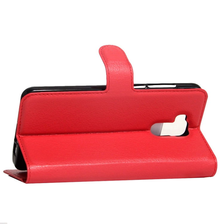 For DOOGEE Y6 (MPH2412) Litchi Texture Horizontal Flip Leather Case with Magnetic Buckle & Holder & Card Slots & Wallet