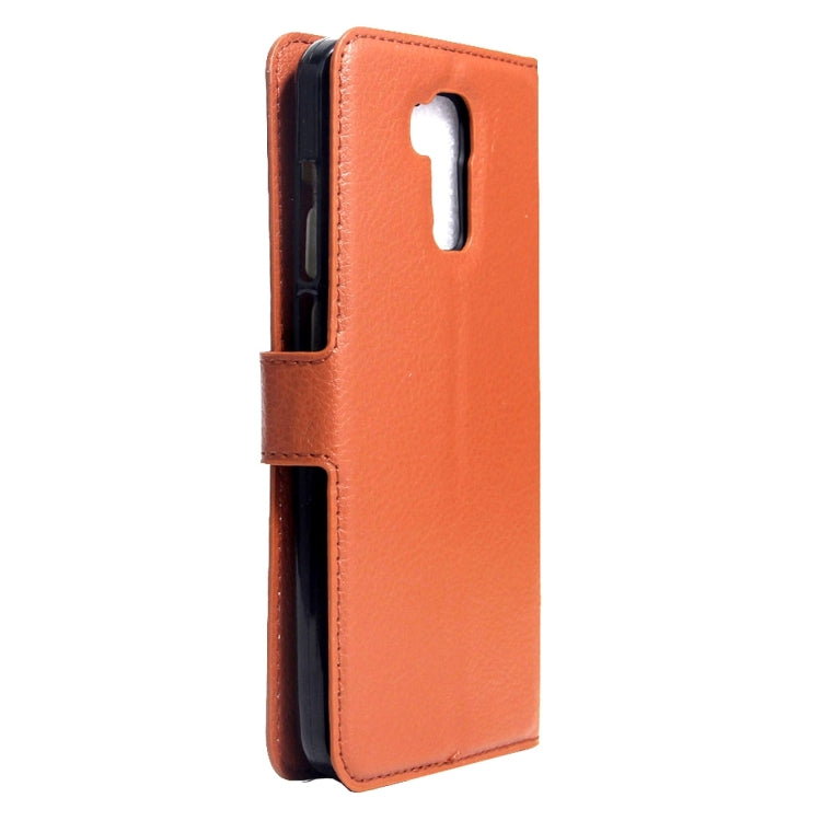 For DOOGEE Y6 (MPH2412) Litchi Texture Horizontal Flip Leather Case with Magnetic Buckle & Holder & Card Slots & Wallet