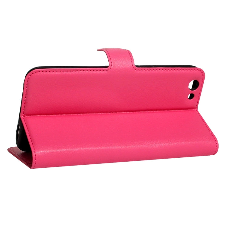 For OPPO R9s Plus Litchi Texture Horizontal Flip Leather Case with Magnetic Buckle & Holder & Card Slots & Wallet