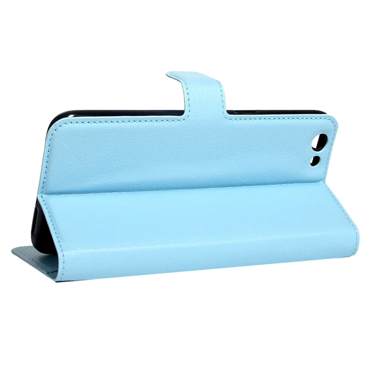 For OPPO R9s Litchi Texture Horizontal Flip Leather Case with Magnetic Buckle & Holder & Card Slots & Wallet