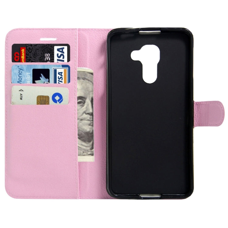 For BlackBerry DTEK60 Litchi Texture Horizontal Flip Leather Case with Magnetic Buckle & Holder & Card Slots & Wallet