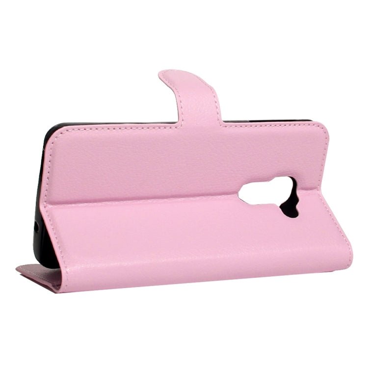 For BlackBerry DTEK60 Litchi Texture Horizontal Flip Leather Case with Magnetic Buckle & Holder & Card Slots & Wallet