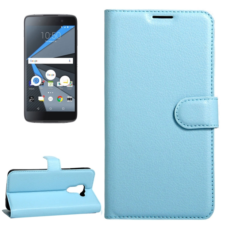 For BlackBerry DTEK60 Litchi Texture Horizontal Flip Leather Case with Magnetic Buckle & Holder & Card Slots & Wallet