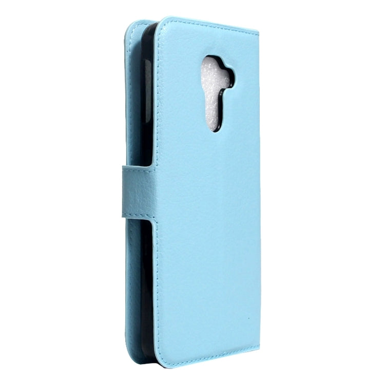 For BlackBerry DTEK60 Litchi Texture Horizontal Flip Leather Case with Magnetic Buckle & Holder & Card Slots & Wallet