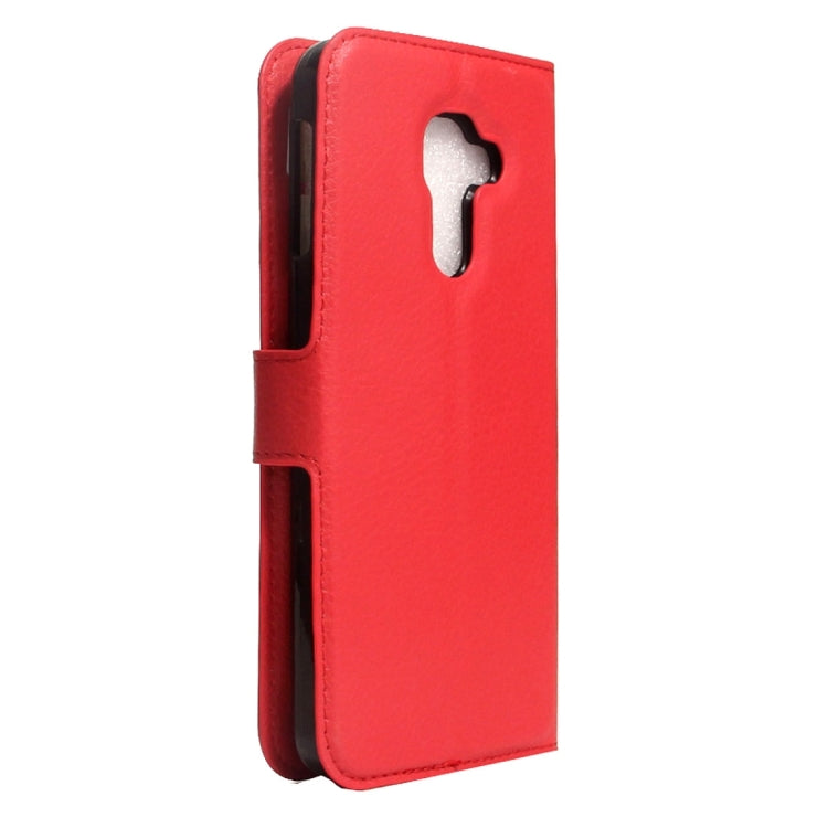 For BlackBerry DTEK60 Litchi Texture Horizontal Flip Leather Case with Magnetic Buckle & Holder & Card Slots & Wallet