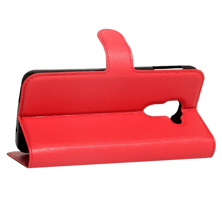 For BlackBerry DTEK60 Litchi Texture Horizontal Flip Leather Case with Magnetic Buckle & Holder & Card Slots & Wallet