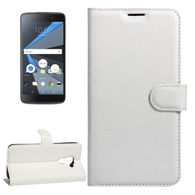 For BlackBerry DTEK60 Litchi Texture Horizontal Flip Leather Case with Magnetic Buckle & Holder & Card Slots & Wallet