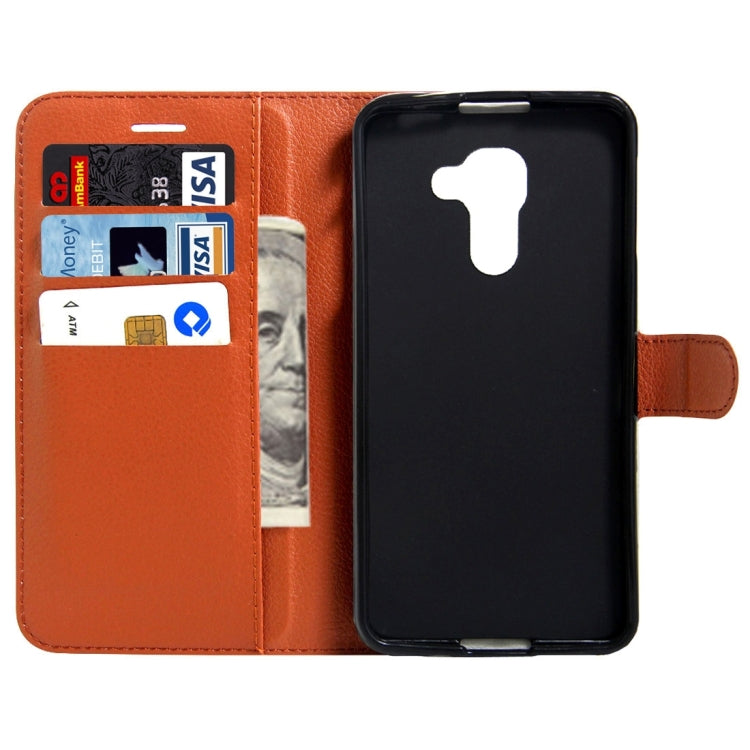 For BlackBerry DTEK60 Litchi Texture Horizontal Flip Leather Case with Magnetic Buckle & Holder & Card Slots & Wallet