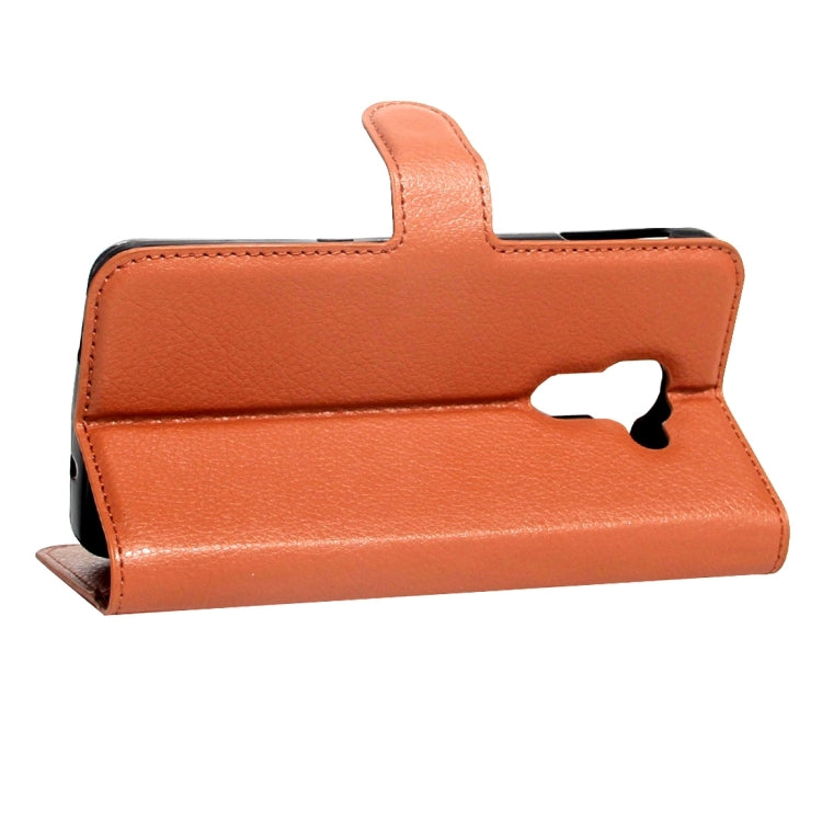 For BlackBerry DTEK60 Litchi Texture Horizontal Flip Leather Case with Magnetic Buckle & Holder & Card Slots & Wallet