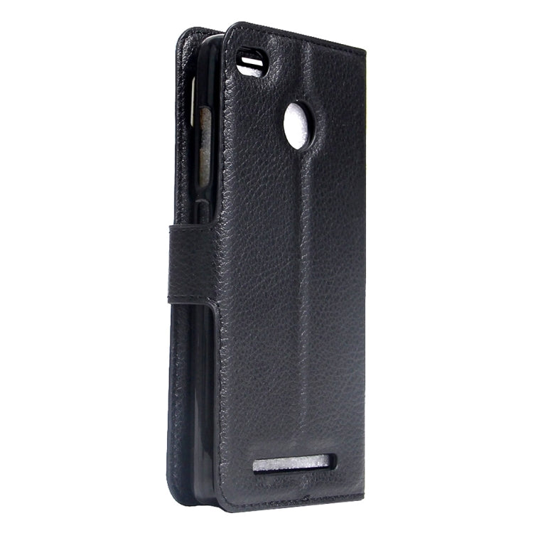 For Xiaomi Redmi 3X Litchi Texture Horizontal Flip Leather Case with Magnetic Buckle & Holder & Card Slots & Wallet