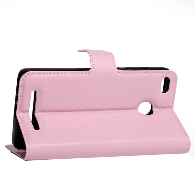 For Xiaomi Redmi 3X Litchi Texture Horizontal Flip Leather Case with Magnetic Buckle & Holder & Card Slots & Wallet