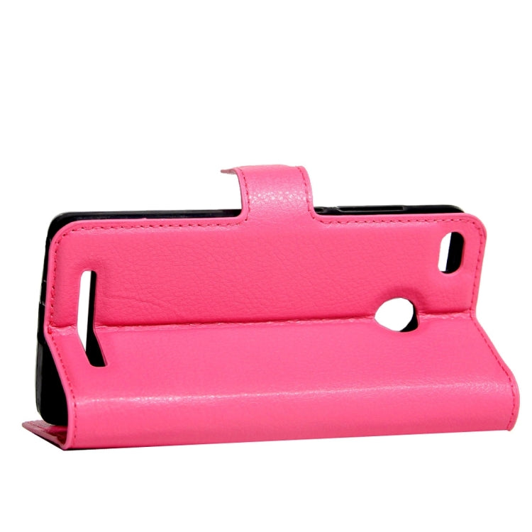 For Xiaomi Redmi 3X Litchi Texture Horizontal Flip Leather Case with Magnetic Buckle & Holder & Card Slots & Wallet