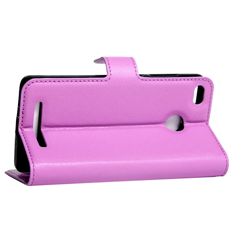 For Xiaomi Redmi 3X Litchi Texture Horizontal Flip Leather Case with Magnetic Buckle & Holder & Card Slots & Wallet