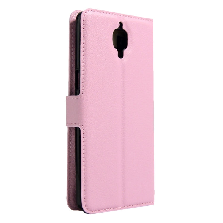 For OnePlus 3 & 3T Litchi Texture Horizontal Flip Leather Case with Magnetic Buckle & Holder & Card Slots & Wallet