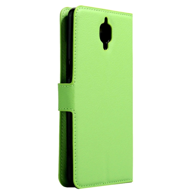 For OnePlus 3 & 3T Litchi Texture Horizontal Flip Leather Case with Magnetic Buckle & Holder & Card Slots & Wallet