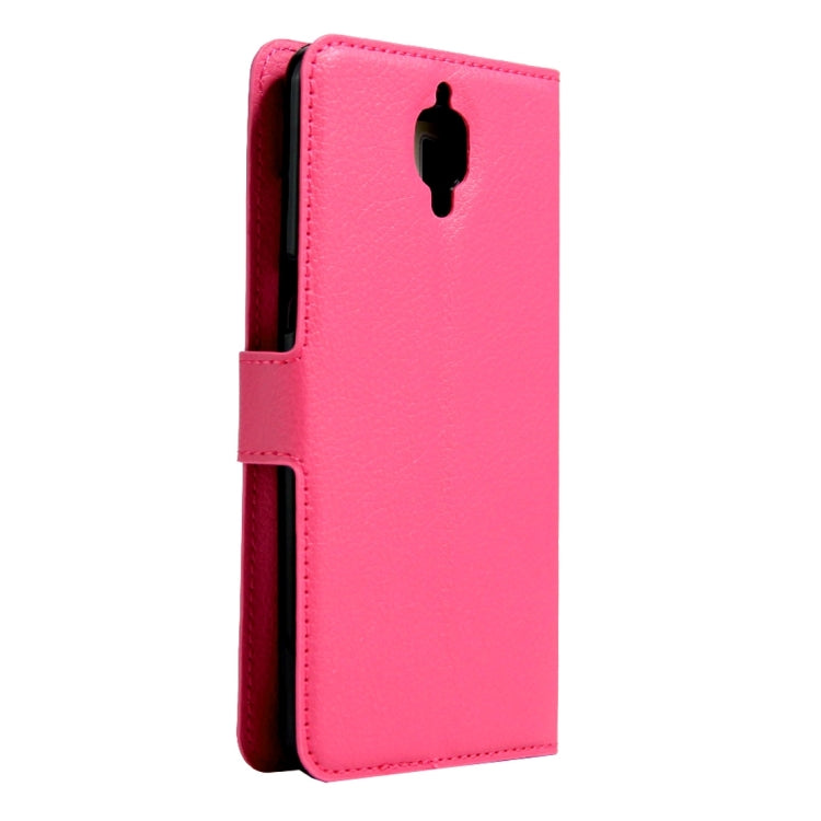 For OnePlus 3 & 3T Litchi Texture Horizontal Flip Leather Case with Magnetic Buckle & Holder & Card Slots & Wallet