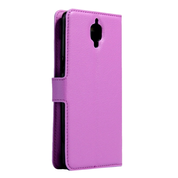 For OnePlus 3 & 3T Litchi Texture Horizontal Flip Leather Case with Magnetic Buckle & Holder & Card Slots & Wallet