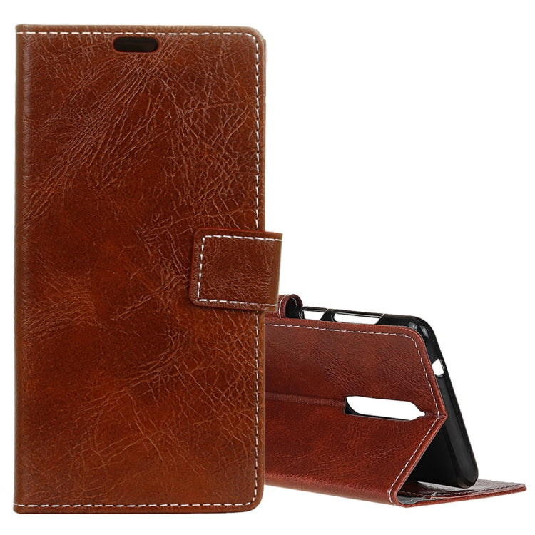 For Lenovo K8 Retro Crazy Horse Texture Horizontal Flip Leather Case with Holder & Card Slots & Wallet & Photo Frame