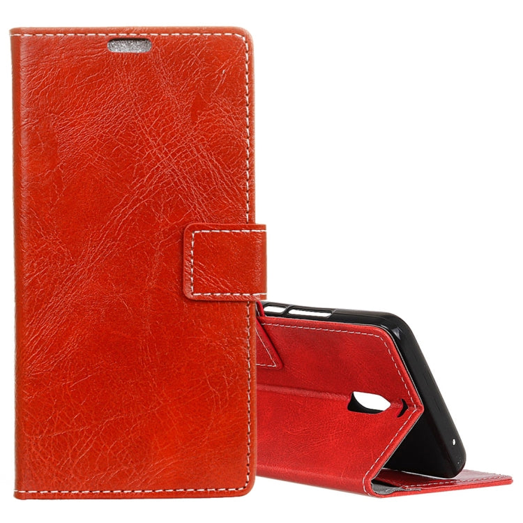 For Meizu M6 Note Retro Crazy Horse Texture Horizontal Flip Leather Case with Holder & Card Slots & Wallet & Photo Frame