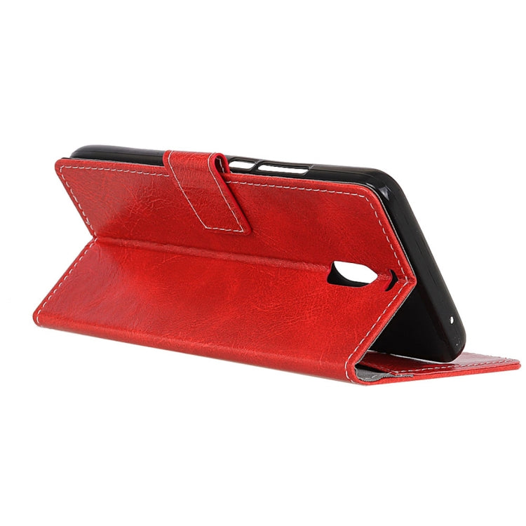 For Meizu M6 Note Retro Crazy Horse Texture Horizontal Flip Leather Case with Holder & Card Slots & Wallet & Photo Frame