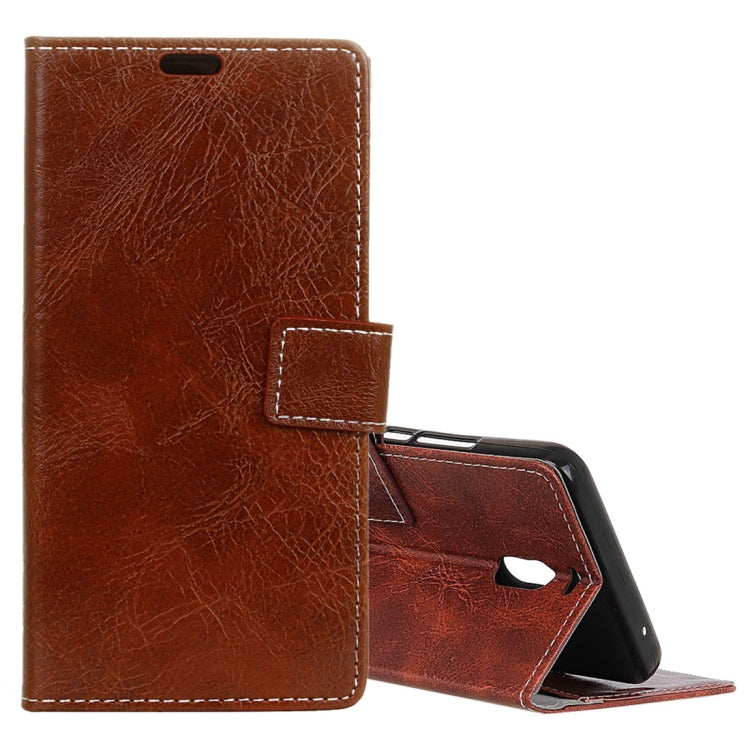 For Meizu M6 Note Retro Crazy Horse Texture Horizontal Flip Leather Case with Holder & Card Slots & Wallet & Photo Frame