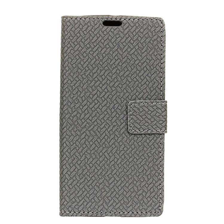 For LG K10 (2017) (EU Version) Knit Texture Horizontal Flip Leather Case with Holder & Card Slots & Wallet & Photo Frame