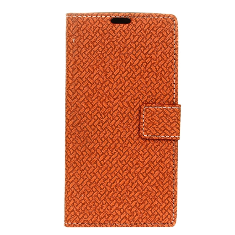 For LG K10 (2017) (EU Version) Knit Texture Horizontal Flip Leather Case with Holder & Card Slots & Wallet & Photo Frame