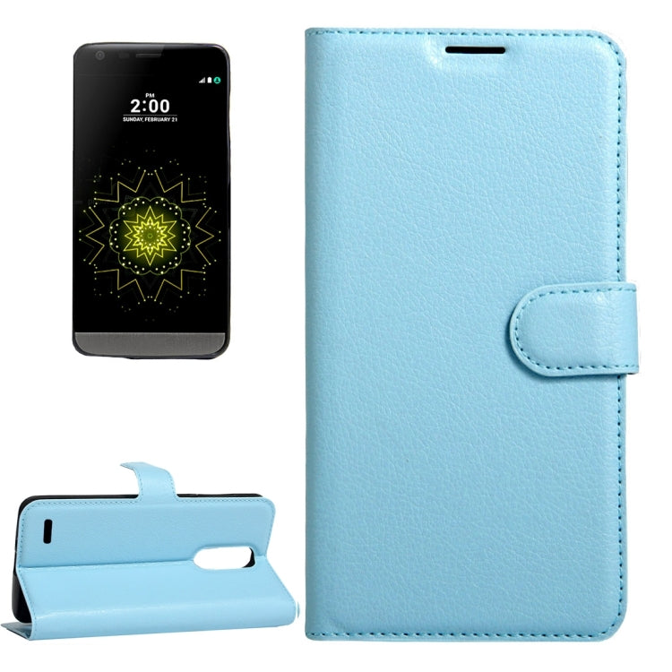For LG LV5 Litchi Texture Horizontal Flip Leather Case with Magnetic Buckle & Holder & Card Slots & Wallet