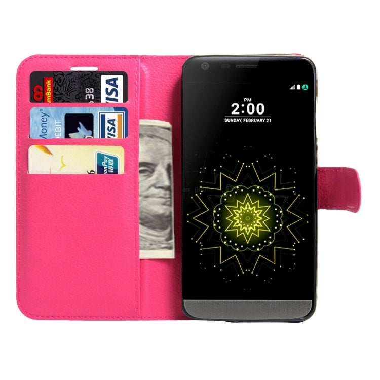 For LG LV5 Litchi Texture Horizontal Flip Leather Case with Magnetic Buckle & Holder & Card Slots & Wallet