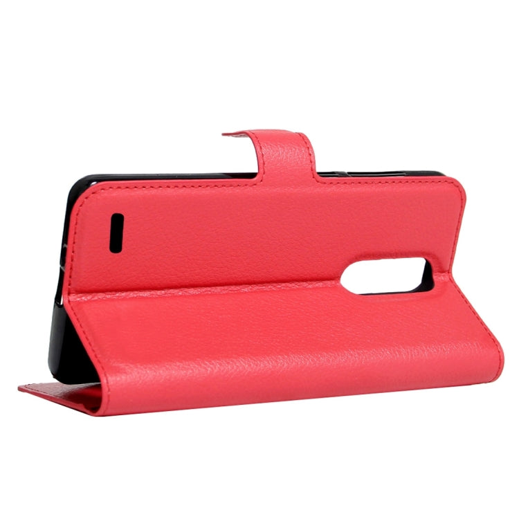 For LG LV5 Litchi Texture Horizontal Flip Leather Case with Magnetic Buckle & Holder & Card Slots & Wallet