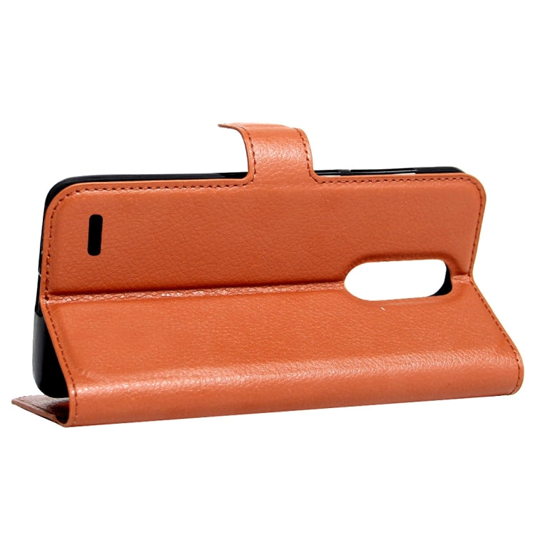 For LG LV5 Litchi Texture Horizontal Flip Leather Case with Magnetic Buckle & Holder & Card Slots & Wallet