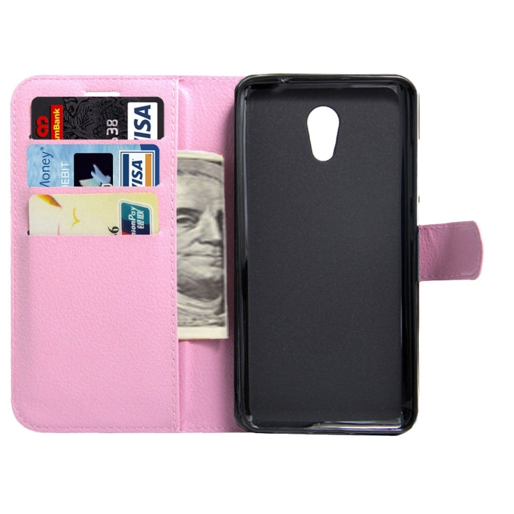 For Lenovo Vibe P2 C72 Litchi Texture Horizontal Flip Leather Case with Magnetic Buckle & Holder & Card Slots & Wallet