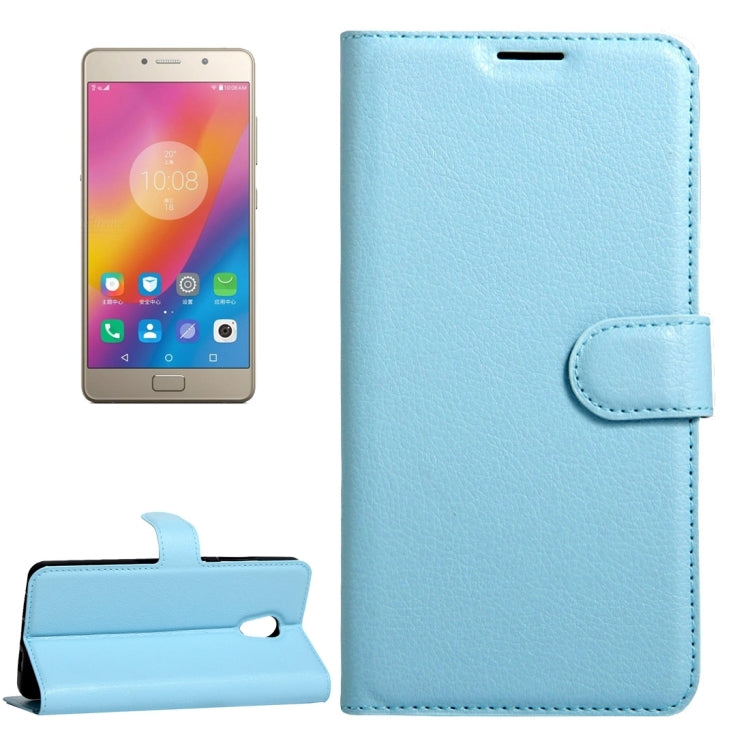 For Lenovo Vibe P2 C72 Litchi Texture Horizontal Flip Leather Case with Magnetic Buckle & Holder & Card Slots & Wallet