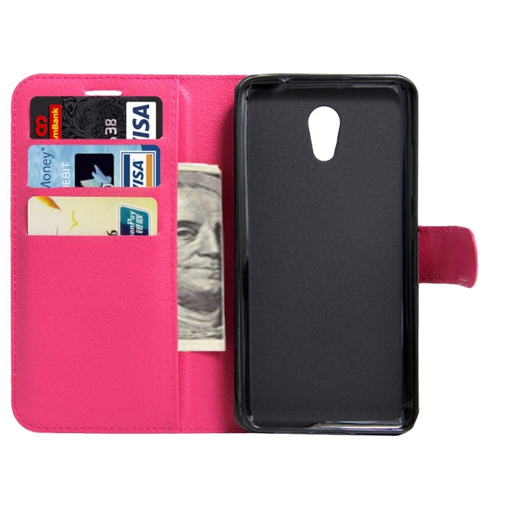 For Lenovo Vibe P2 C72 Litchi Texture Horizontal Flip Leather Case with Magnetic Buckle & Holder & Card Slots & Wallet