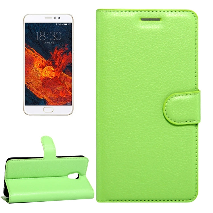 For Meizu PRO 6 Plus Litchi Texture Horizontal Flip Leather Case with Magnetic Buckle & Holder & Card Slots & Wallet