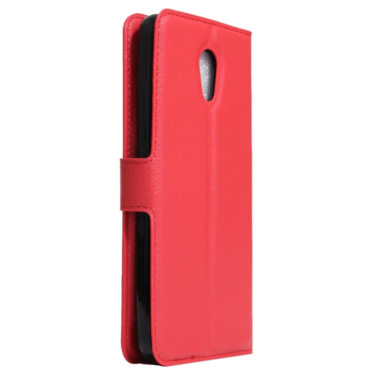 For Meizu PRO 6 Plus Litchi Texture Horizontal Flip Leather Case with Magnetic Buckle & Holder & Card Slots & Wallet